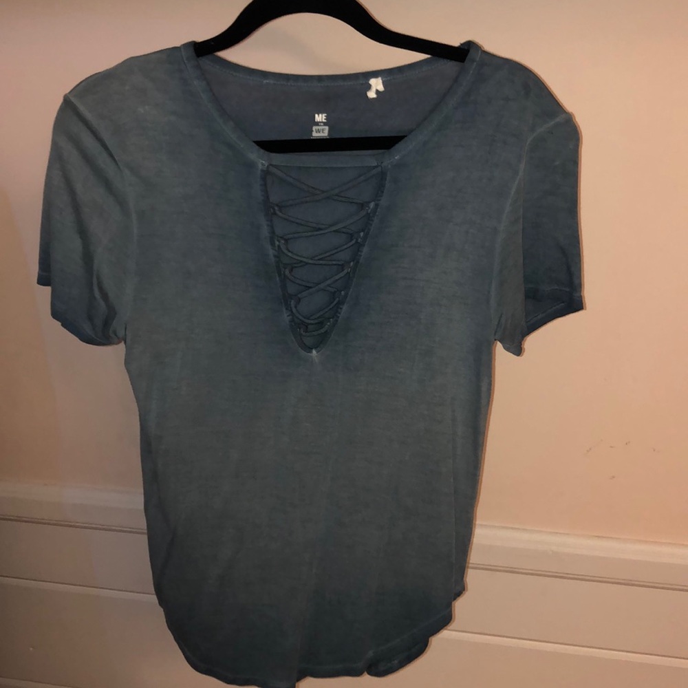 blue blouse